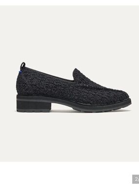 ROTHY’S | lug loafer in black bouclé